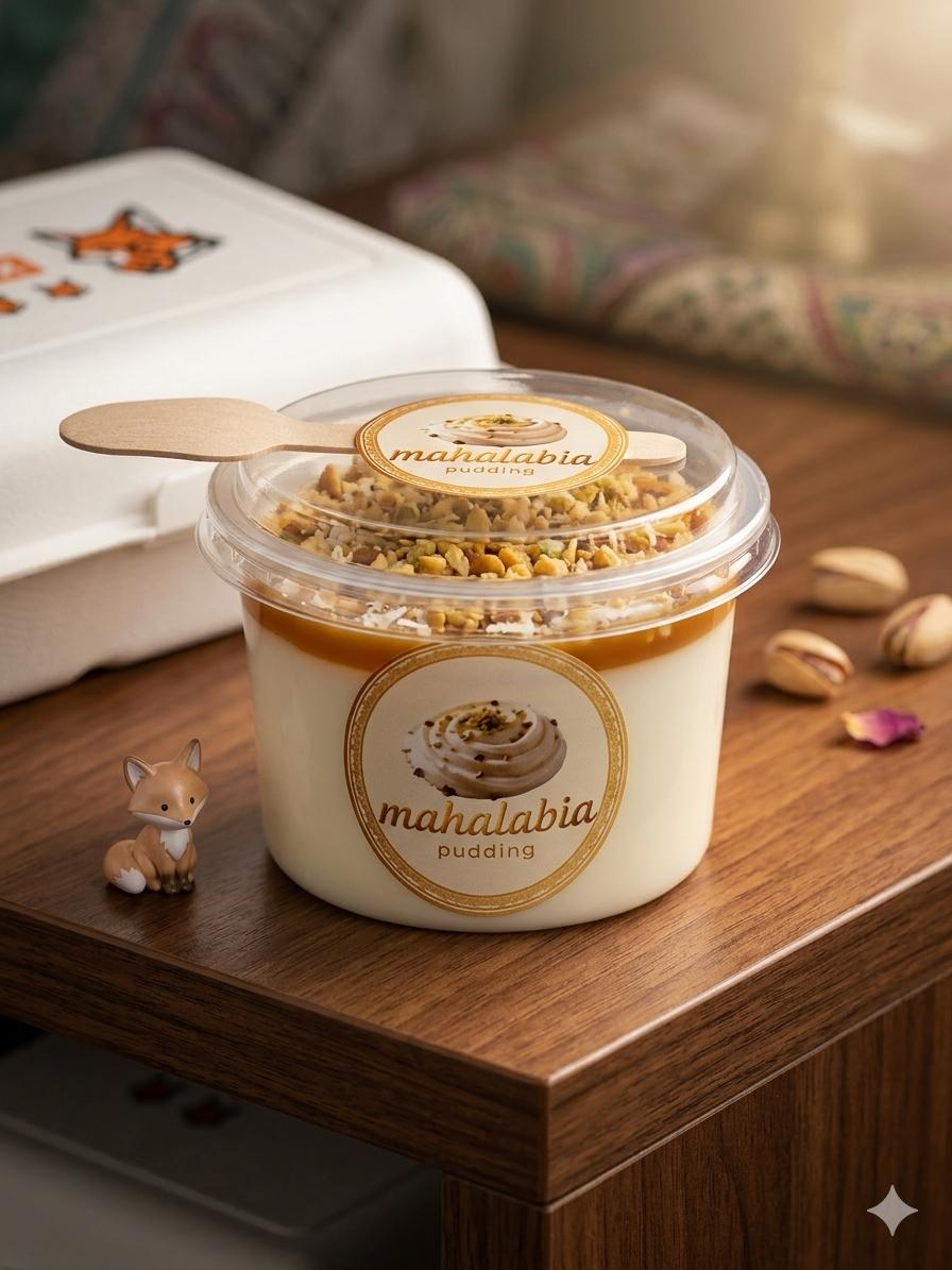 Mahalabia Gold & Pistachio