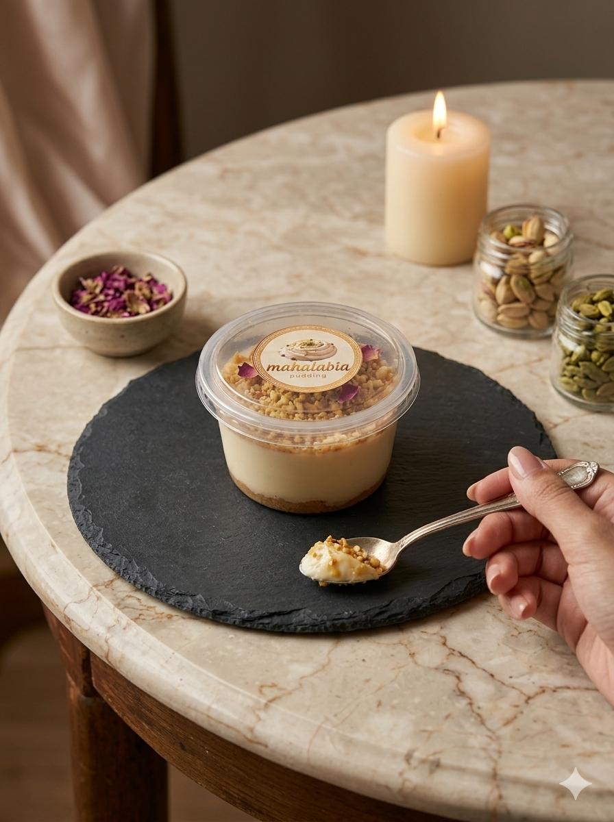 Mahalabia Gold & Pistachio