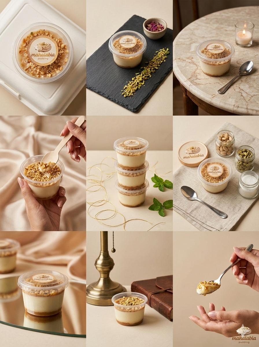 Mahalabia Gold & Pistachio